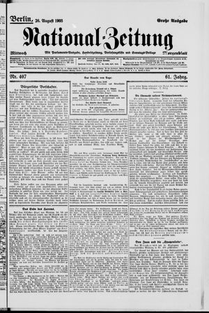 National-Zeitung vom 26.08.1908