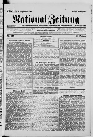 National-Zeitung vom 05.09.1908