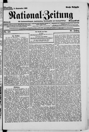 National-Zeitung on Sep 9, 1908