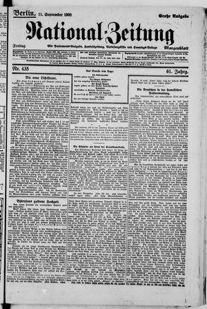 National-Zeitung vom 11.09.1908