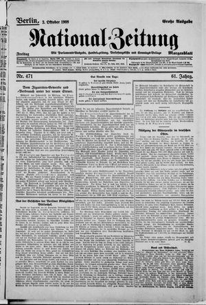 National-Zeitung on Oct 2, 1908