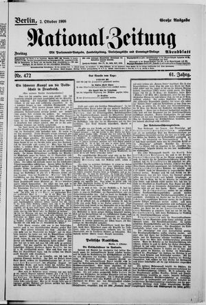 National-Zeitung on Oct 2, 1908