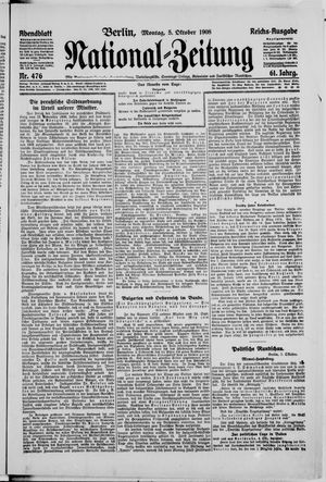 National-Zeitung vom 05.10.1908