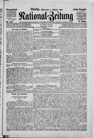 National-Zeitung vom 07.10.1908