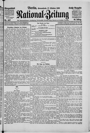 National-Zeitung vom 17.10.1908