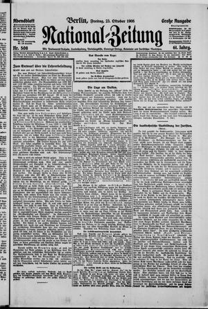 National-Zeitung vom 23.10.1908