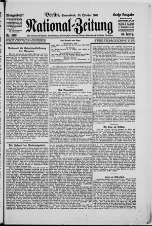 National-Zeitung vom 24.10.1908