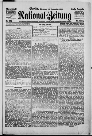 National-Zeitung vom 10.11.1908