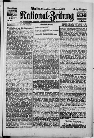 National-Zeitung vom 19.11.1908
