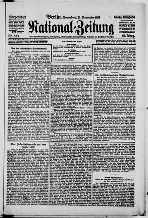 National-Zeitung vom 21.11.1908