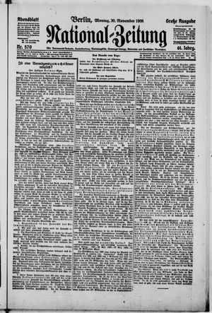 National-Zeitung vom 30.11.1908