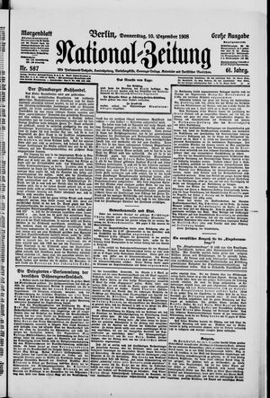 National-Zeitung vom 10.12.1908