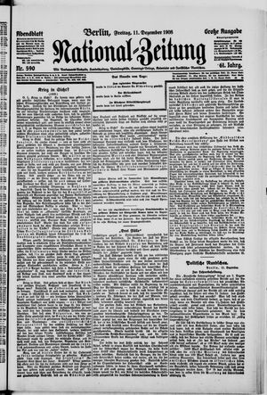 National-Zeitung on Dec 11, 1908