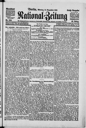 National-Zeitung on Dec 14, 1908