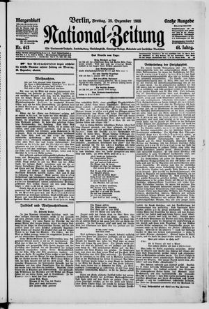 National-Zeitung vom 25.12.1908