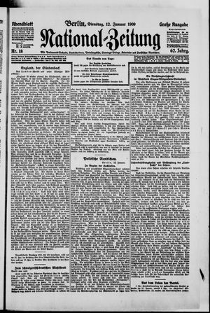 Nationalzeitung vom 12.01.1909