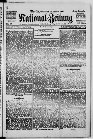 Nationalzeitung on Jan 30, 1909