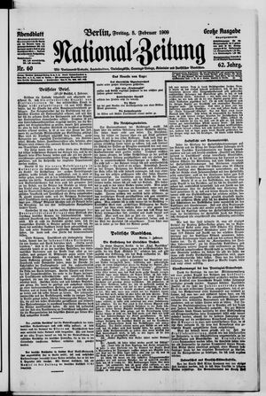 Nationalzeitung vom 05.02.1909