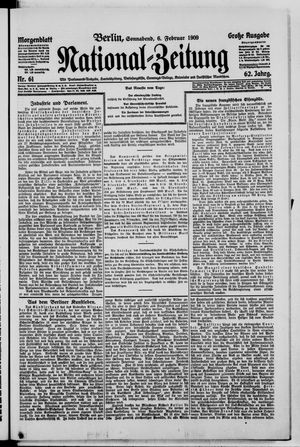 Nationalzeitung vom 06.02.1909
