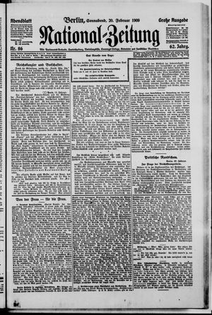 Nationalzeitung vom 20.02.1909