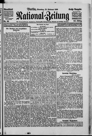 Nationalzeitung on Feb 23, 1909
