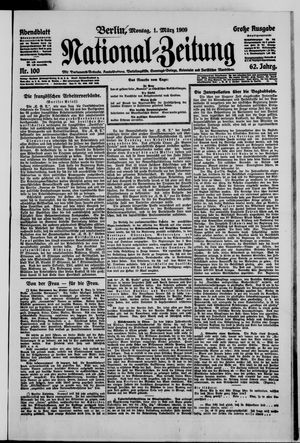 Nationalzeitung on Mar 1, 1909