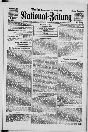 Nationalzeitung vom 18.03.1909