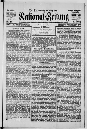 Nationalzeitung vom 30.03.1909
