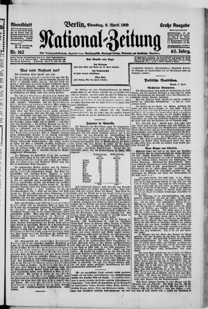 Nationalzeitung vom 06.04.1909