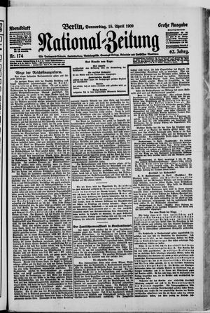 Nationalzeitung vom 15.04.1909