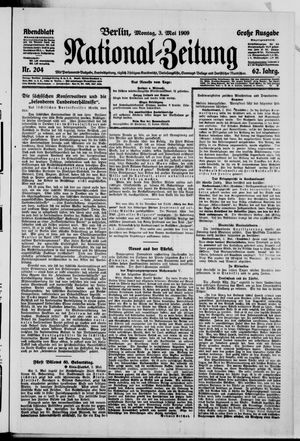 National-Zeitung on May 3, 1909