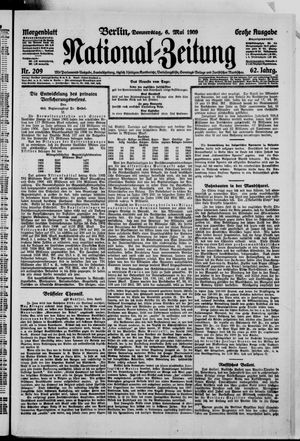 Nationalzeitung vom 06.05.1909