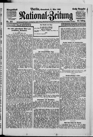 Nationalzeitung vom 08.05.1909