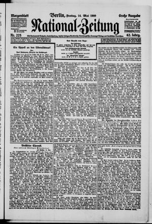 Nationalzeitung vom 14.05.1909