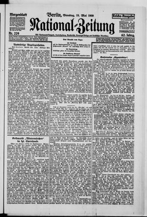 National-Zeitung vom 18.05.1909
