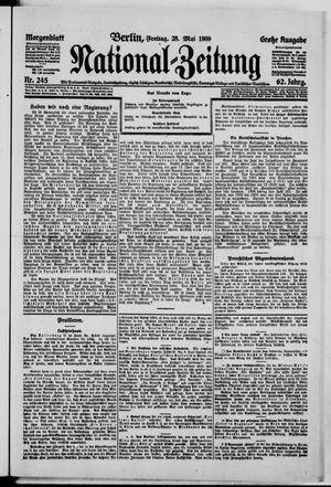 National-Zeitung vom 28.05.1909