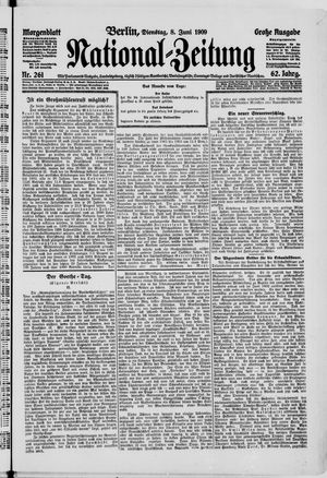 Nationalzeitung vom 08.06.1909