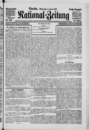 Nationalzeitung vom 09.06.1909
