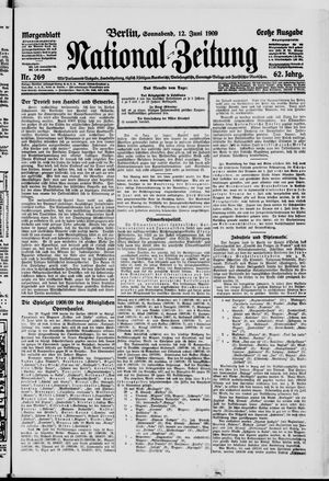 Nationalzeitung vom 12.06.1909