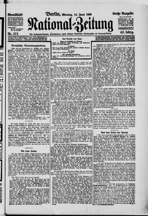 Nationalzeitung vom 14.06.1909
