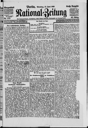 Nationalzeitung vom 15.06.1909