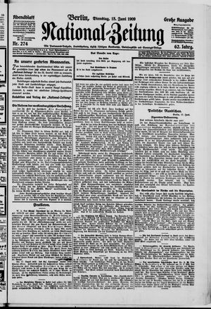 Nationalzeitung vom 15.06.1909