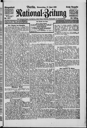 Nationalzeitung vom 17.06.1909