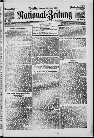 Nationalzeitung vom 18.06.1909