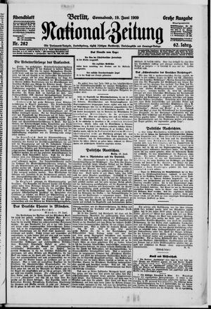 Nationalzeitung vom 19.06.1909