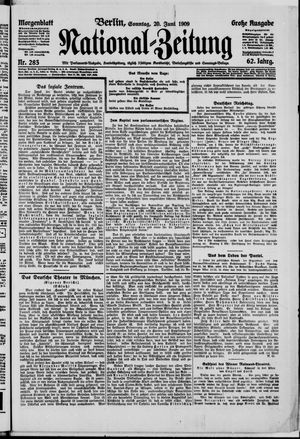 Nationalzeitung vom 20.06.1909