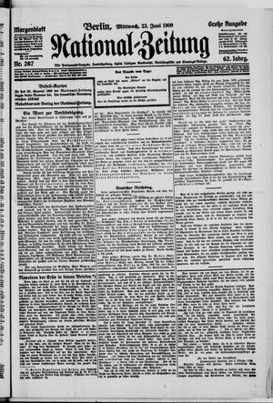 Nationalzeitung vom 23.06.1909
