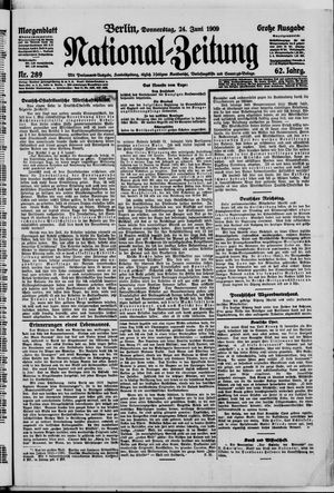 Nationalzeitung vom 24.06.1909