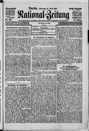 Nationalzeitung vom 27.06.1909