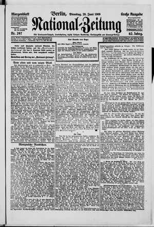 Nationalzeitung vom 29.06.1909